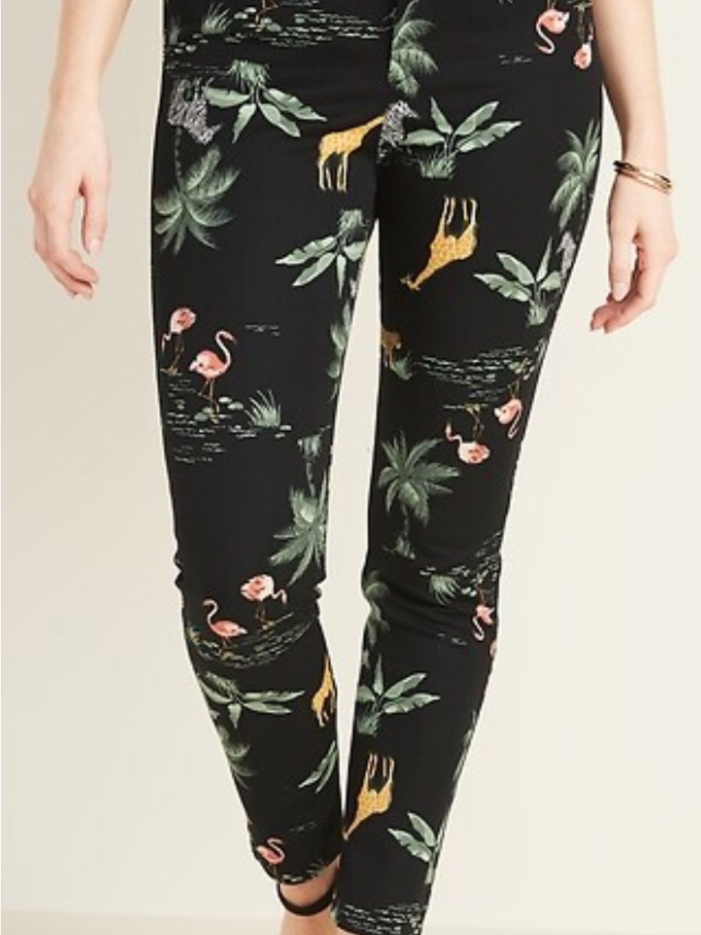 Pixie pants Old Navy giraffe flamingo 2